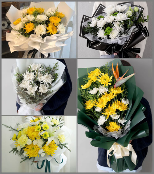 贵州毕节市纳雍县中岭镇坪箐村白事花束代送